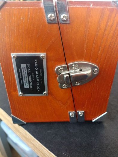 Spirit of St. Louis Aviator Alarm Clock Radio Flight Case S.O.S.L. Collection