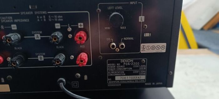 Denon POA-2200 Power Amplifier Vintage