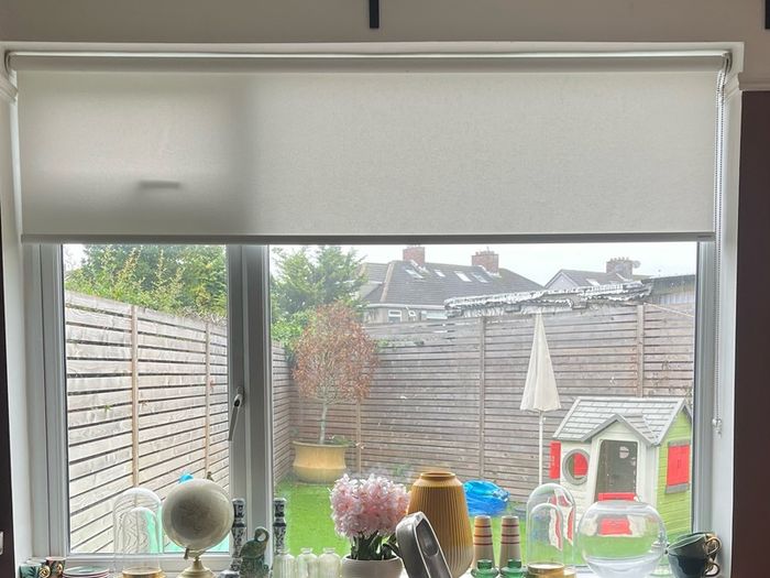 X2 acme white roller blinds 75 inch width