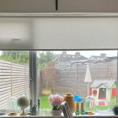 X2 acme white roller blinds 75 inch width