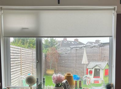 X2 acme white roller blinds 75 inch width