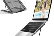 FREE P&amp;P Laptop Stand,Foldable Portable Ventilated Desktop Laptop Holder,Universal Lightweight&amp;Adjustable Ergonomic Tray Mount Compatible with iM(ac)/Laptop/Notebook Computer/Tablet