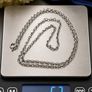 Vintage 925 Sterling Silver Long Belcher Chain Image 10