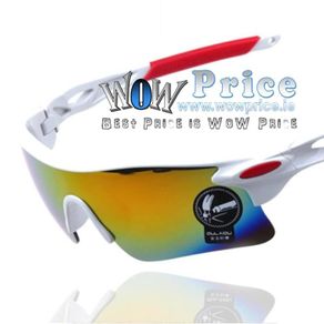 Sunglasses UV400 Outdoor Sports Eyewear Men and Women Driving Cycling White