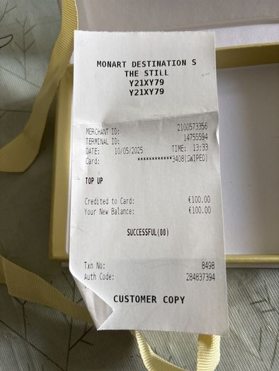 Monart voucher
