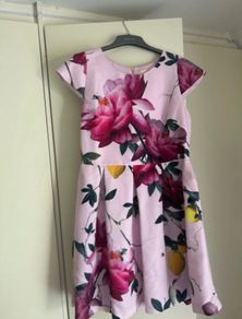 Ted Baker Tillea Citrus Bloom Pink Floral Skater Dress