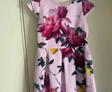 Ted Baker Tillea Citrus Bloom Pink Floral Skater Dress