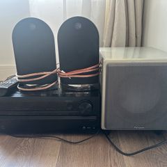 Onyko TX-NR515 Amplifier Arcam Muso Speakers Pro-Linear Model FB950 Subwoofer