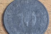 German Empire, Germany, 10 Pfennig, City of Crefeld, Necessity Money - free standard postage
