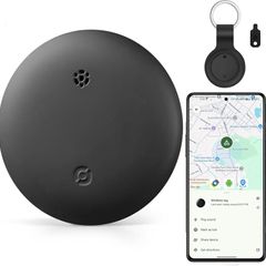 Android Tracker Tags, 1 Pack Google Certified Smart Tracker, Works with Google Find Hub for Keys, Luggage, Kids, Backpacks, Pets, IP67 Waterproof & Replaceable Battery