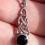 Celtic Knot and Onyx Sterling Silver pendant set Image 8