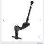 Micro scooter assessories: seat push handle and footrest: black. Image 2