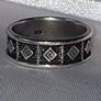 Pristine Vintage Sterling Silver Band Ring Image 3