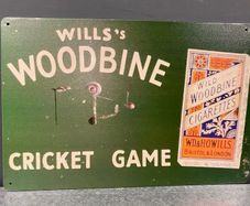 Wills Woodbine Tin Metal Sign