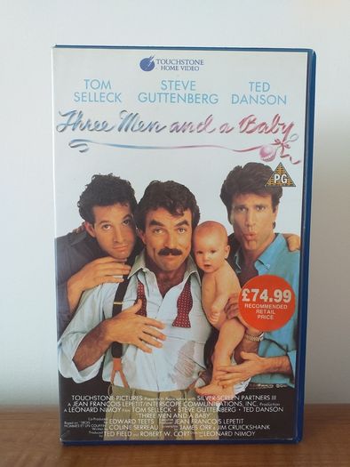 Three Men And A Baby VHS Pal Video Cassette Tape