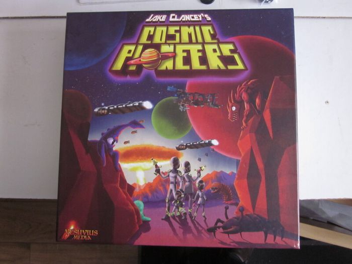 Cosmic Pioneers Board Game by Jake Clancy 2016