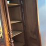Antique hardwood mirrored wardrobe Image 6
