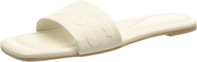 HUGO BOSS Women's Addison Slide-hf Sandals, Open White114, 35 EU, UK 2, US 5