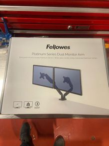 fellowes platinum series dual monitor