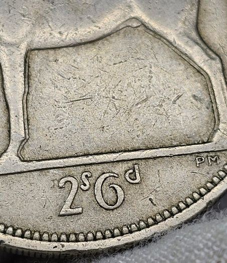 Ireland 1961 Mule Halfcrown Mint Error Very Nice Grade