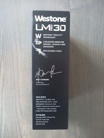 Westone UM Pro 30 Professional In - Ear Monitors