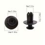 100pcs Automotive Fastener Clip Set, Door Fender Rivet Fixing Clips, Snap-On Tools, Body Bumper Trim Fixing Accessories Image 2