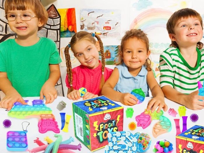 Fidget Toys Pack, 41 Pcs Fidget Toys Set for Kids Girls and Adults, Sensory Toys For Autism,Pop it Squishy Sensory Fidget Toys for Stress and Anxiety Relief. Christmas, Birthday Exchange Gift(FREE POSTAGE)