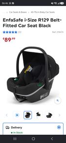 car seat and isofix base