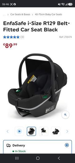 car seat and isofix base