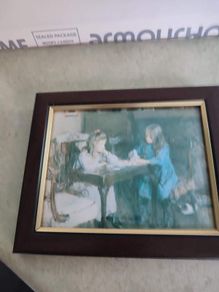 Framed Small Print Of The House Builders Walter Osborne,. 1859-1903. National Gallery Ire