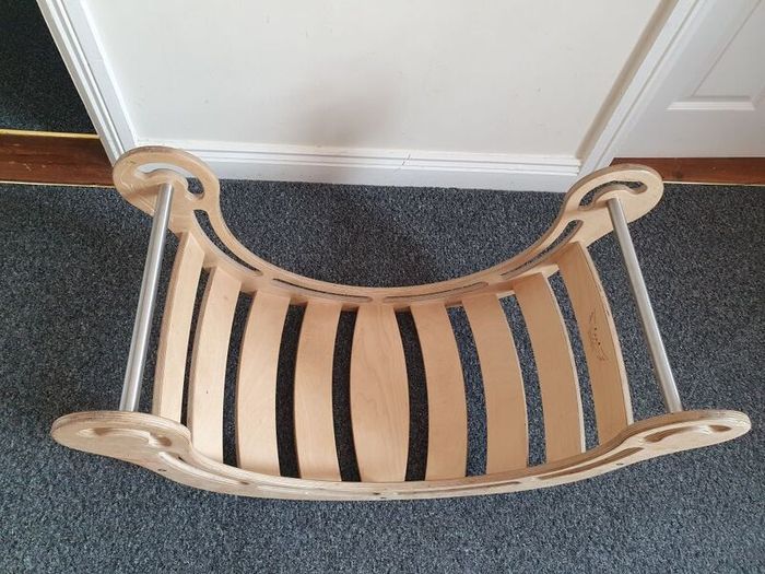 Climbing arch rocker for children