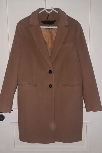 Marks and Spencer 70% wool 10% cashmere 20% polyamide coat UK size 14 in excellent condition with no issues 91cm full length and 55cm armpit to armpit see last three photos for exact measurements FREE TRACKED POSTAGE INCLUDED