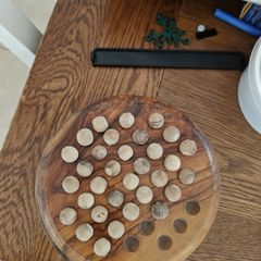 Solid Wood  Solitaire Solo Game