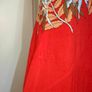 Vintage Red floral maxi dress Mariko size 12/14 Postage included Image 10