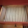 IKEA Hemnes 5 drawer dresser in rich red Image 8