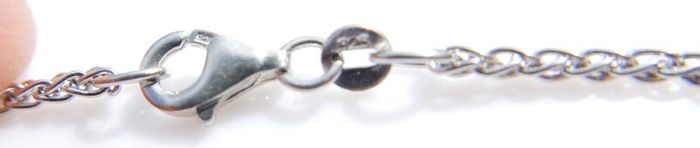 Vintage Sterling Silver 925  Pretty Cameo  Pendant and Necklace length 16,5" - 12,97g