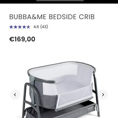 Bubba and Me Next to Me Crib/ Co Sleeper