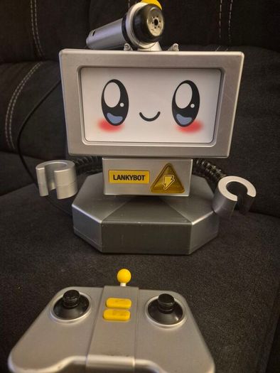 LankyBox LankyBot Mystery RC Robot with Microphone Tested and Working