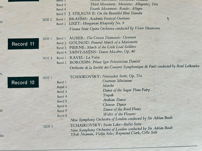 Festival of Light Classical Music 11 LP Vinyl Record Box Set