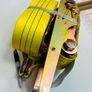 10 ton x 10 metre ratchet strap. 3" wide heavy strap. Image 3