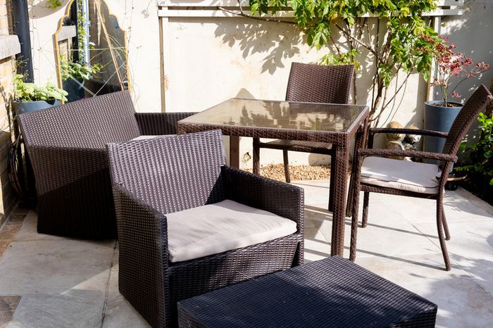 Italian Campalazzo Garden Table Chairs and coffee table