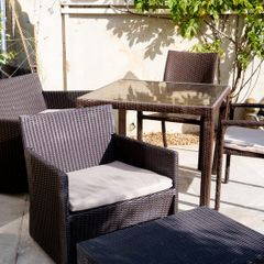 Italian Campalazzo Garden Table Chairs and coffee table