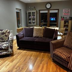 3 piece fabric sofa