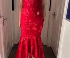 red debs/ evening dress