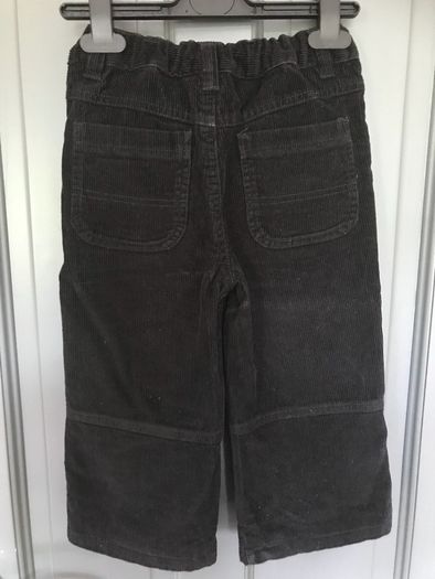 Black corduroy boys trousers aged 3 years