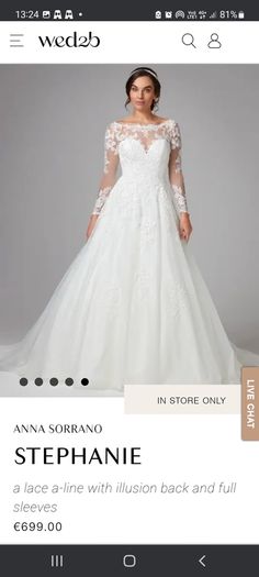Anna Sorrano Stephanie Wedding Dress