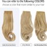 Hair Extension 18 Inch Invisible Adjustable Wire Hair Piece Curly Wavy Long Synthetic Hairpieces for Women Natural Heat Temperature Fiber (18 Inch (Pack of 1), Honey Blonde/Bleach (MULTIPLE COLOURS AVAILABLE) Image 5