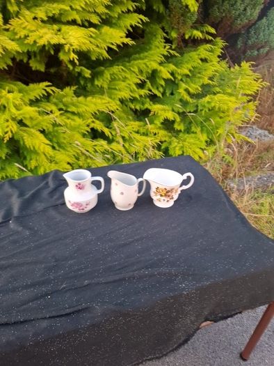 Lot of 3 china milk jugs postage possible