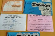 Rare 1970s Dublin Club &amp; Cinema Passes.  Zhivago, Carlton, Papillon II