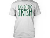Luck of the Irish, funny irish drinking t-shirt for night out stag night birthday gift st patricks day top tee